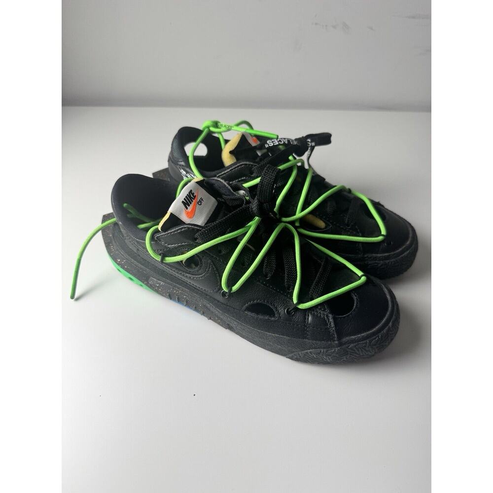 Size 4.5 - Nike Off-White x Blazer Low Black